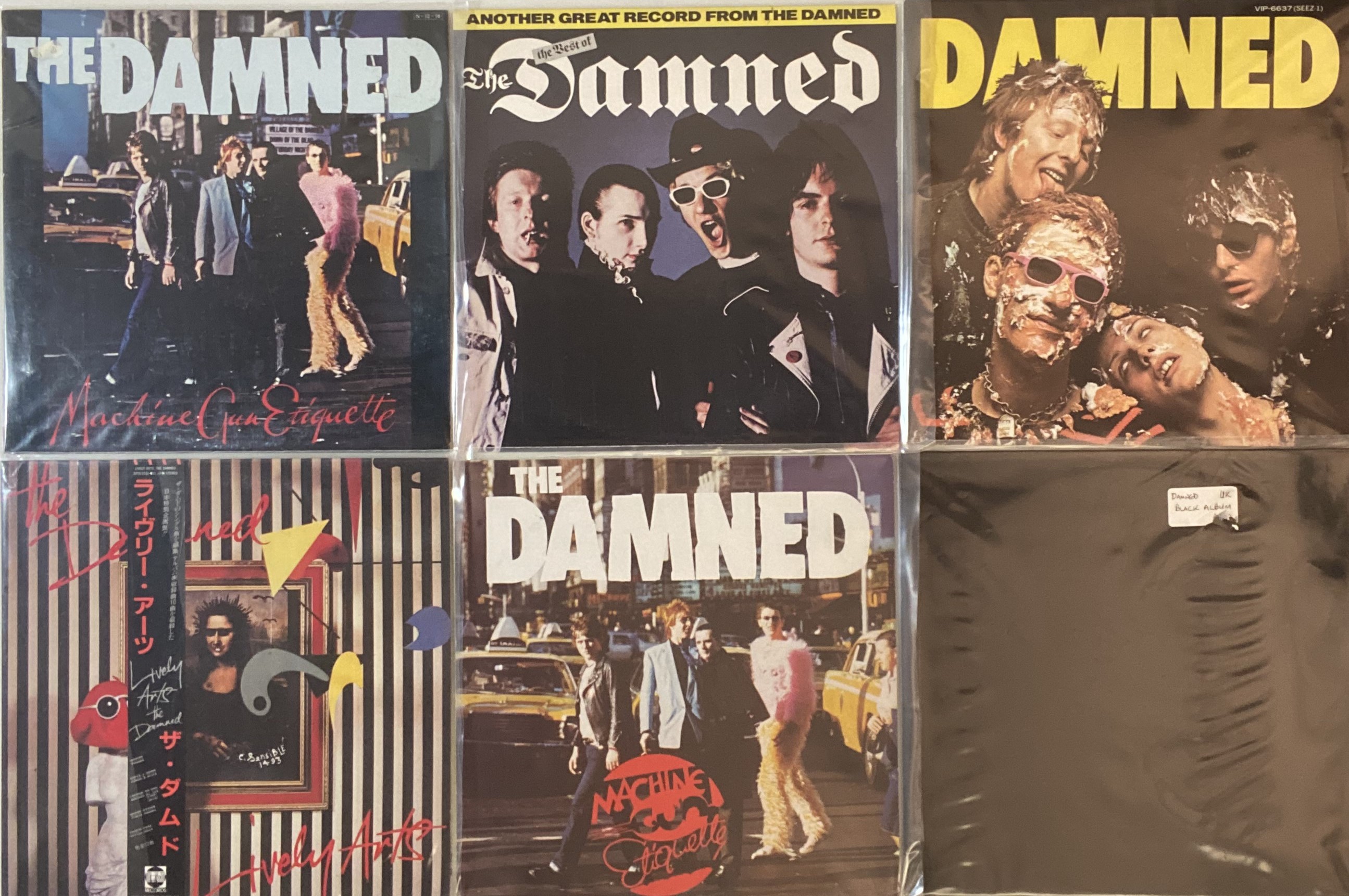 Lot 34 - THE DAMNED - JAPANESE LPs/ 12