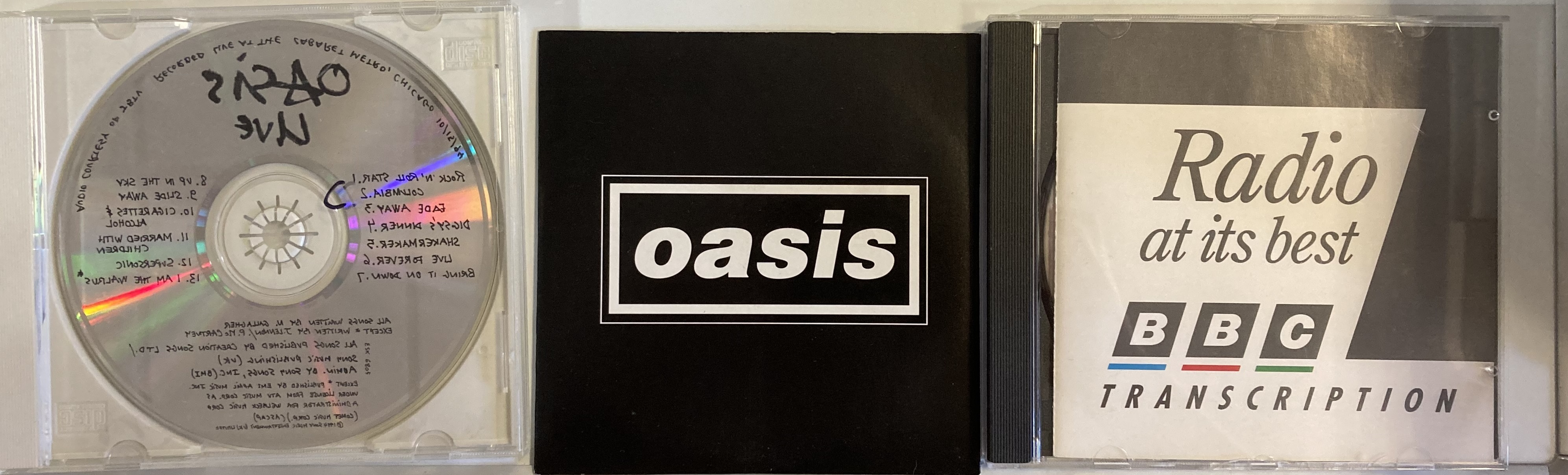 Lot 75 OASIS CDS INC PROMOS / BBC TRANSCRIPTION