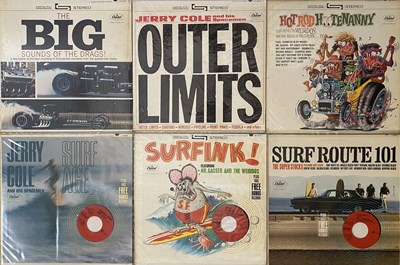 Lot 880 - SURFING / HOTROD / RELATED - LP COLLECTION