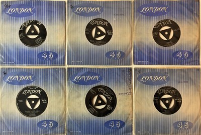 Lot 102 - THE LONDON RECORDS (UK) 7'' COLLECTION - R&R/ROCKABILLY/DOO WOP (UP TO HL-U 8495)