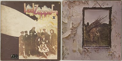 Lot 9 - LED ZEPPELIN - LP PACK (UK ATLANTIC PLUM/ RED)