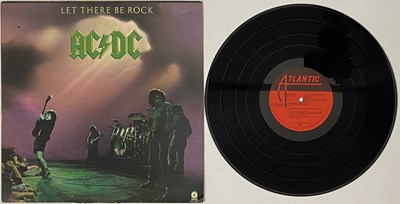 Lot 72 - AC/DC = LET THERE BE ROCK LP (SOUTH AFRICAN PRESSING W/ GREEN/PURPLE SLEEVE DESIGN - ATC 9671)