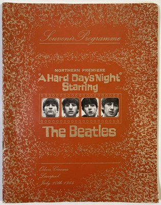 Lot 192 - THE BEATLES - ORIGINAL PROGRAMME BOOKLET FOR AHDN NORTHERN PREMIERE.
