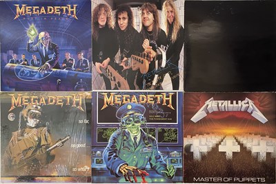 Lot 23 - METALLICA/ MEGADETH - LP/ 12" PACK