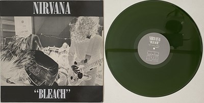 Lot 92 - NIRVANA - BLEACH (GREEN VINYL - TUPLP 6)
