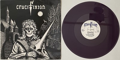 Lot 103 - CRUCIFIXION - GREEN EYES 12" (ORIGINAL PRESSING - PURPLE VINYL - NEAT 37)