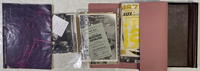 Lot 502 - JAZZ - COLLECTION OF MEMORABILIA RELATING TO SAXOPHONIST BRIAN SMITH - INC MULTI SIGNED PROGRAMME.