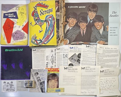 Lot 108 - THE BEATLES - ORIGINAL SCRAPBOOKS, MEMORABILIA, PROGRAMME.