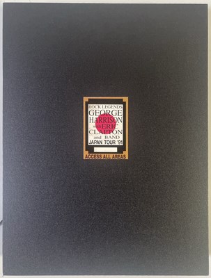 Lot 167 - GEORGE HARRISON & ERIC CLAPTON LIVE IN JAPAN GENESIS BOOK.