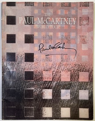 Lot 296 - THE BEATLES - PAUL MCCARTNEY SIGNED PROGRAMME.