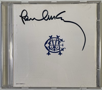 Lot 297 - THE BEATLES - PAUL MCCARTNEY SIGNED CD.