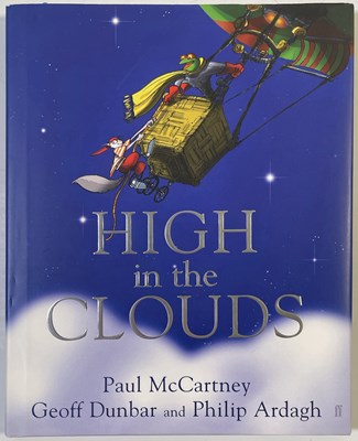 Lot 303 - THE BEATLES - PAUL MCCARTNEY - SIGNED COPY OF 'HIGH IN THE CLOUD' - WATERSTONES SIGNING.