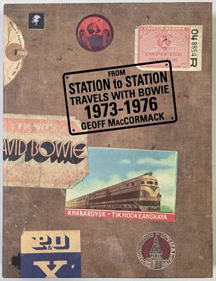 Lot 412 - DAVID BOWIE - BOWIE SIGNED STATION TO STATION GENESIS PUBLICATIONS BOOK.