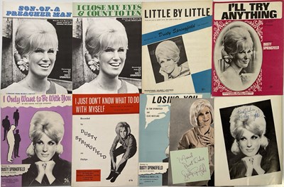 Lot 257 - DUSTY SPRINGFIELD - SIGNED MEMORABILIA.