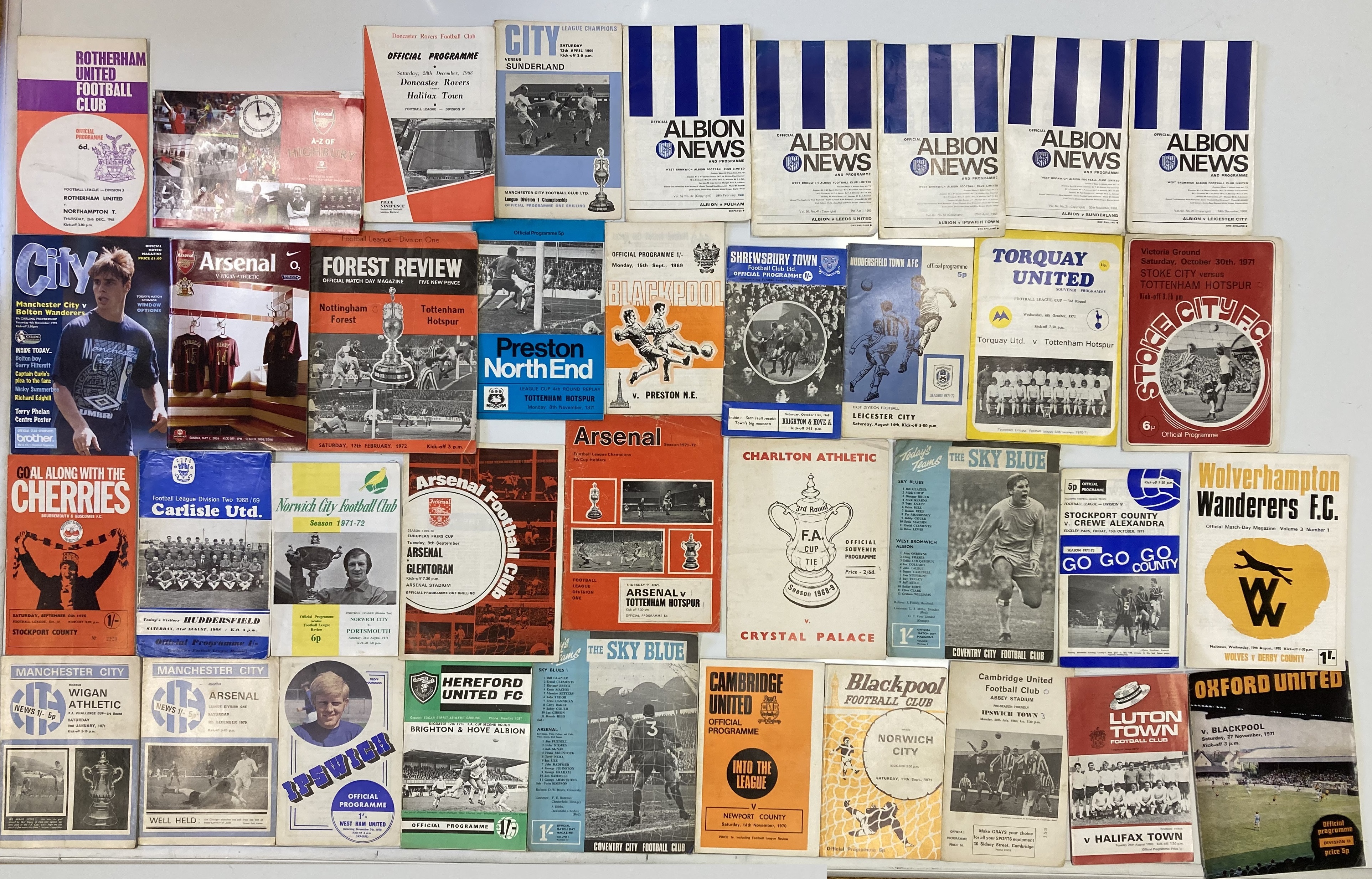 Lot 116 - ASSORTED FOOTBALL PROGRAMMES - MOSTLY