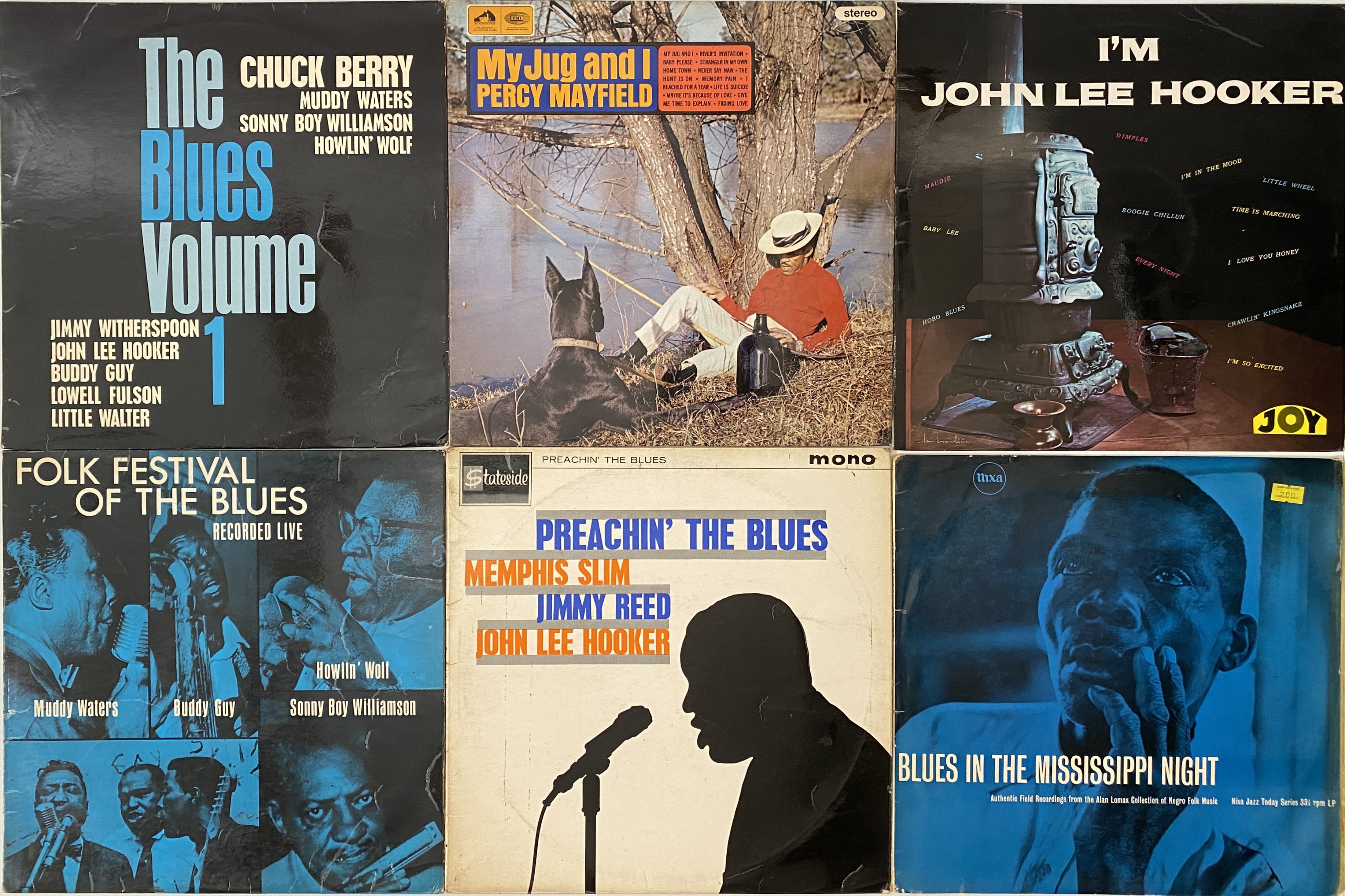 Lot 33 - BLUES/ R&B - LP PACK