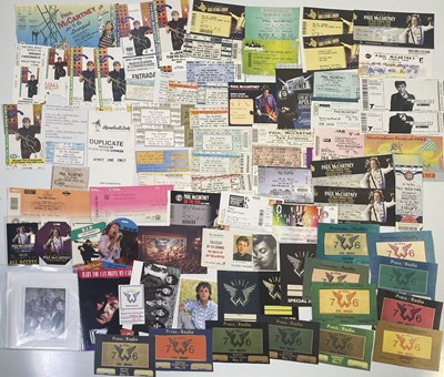 Lot 116 - THE BEATLES - PAUL MCCARTNEY - TICKETS AND PASSES ARCHIVE.