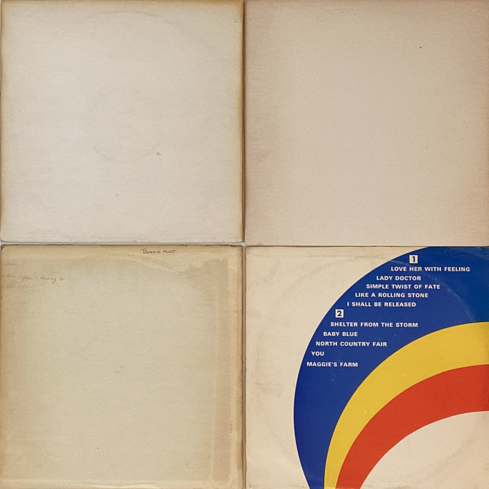 Lot 75 BOB DYLAN PRIVATELY RELEASED LPs