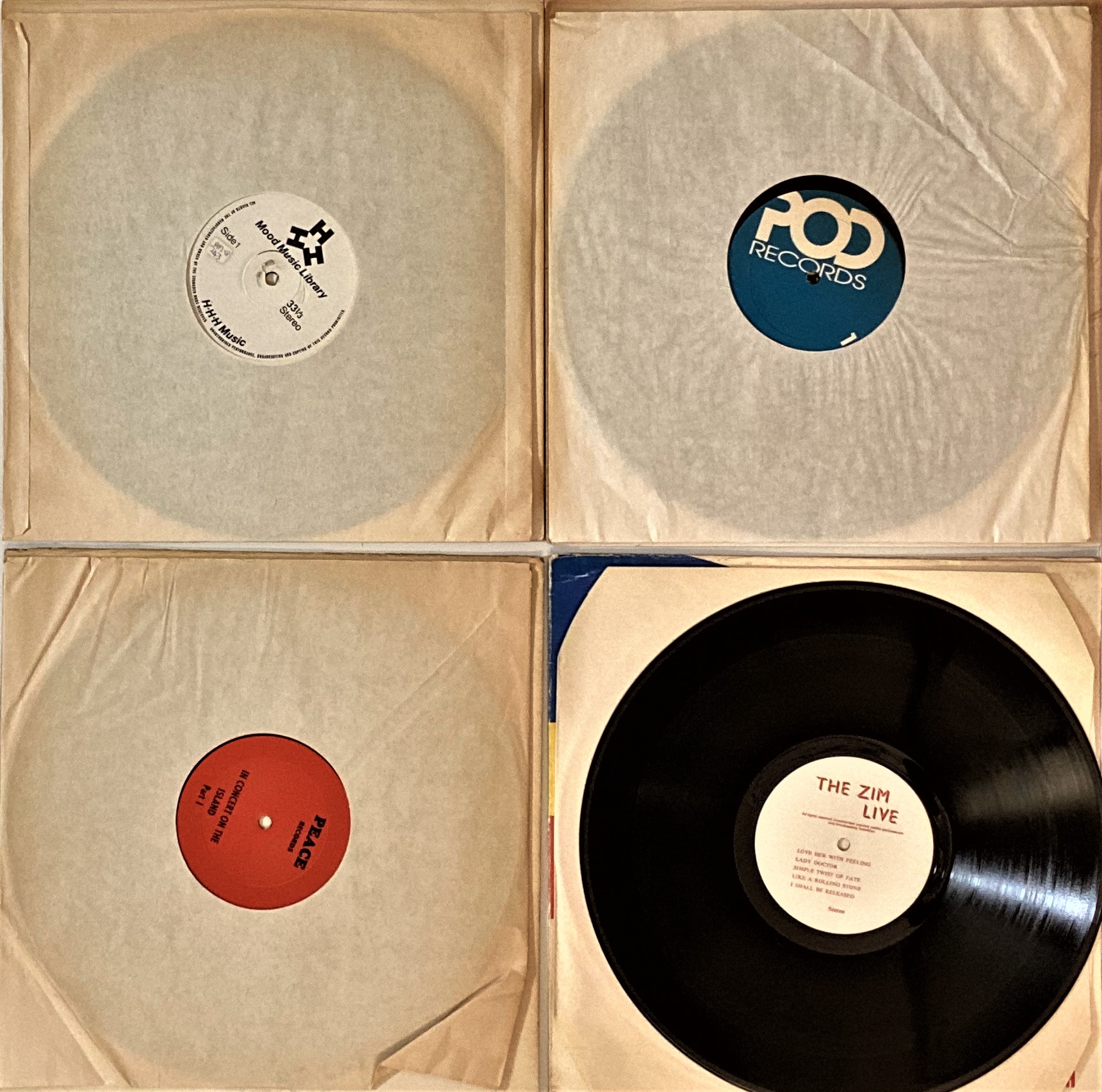 Lot 75 BOB DYLAN PRIVATELY RELEASED LPs