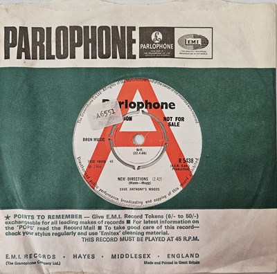 Lot 269 - DAVE ANTHONY'S MOODS - NEW DIRECTIONS 7" (DEMO - R 5438)