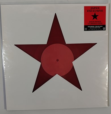 Lot 240 - DAVID BOWIE - BLACKSTAR 12" SINGLE (JAPANESE EXCLUSIVE - RED VINYL - SIJ7 1)