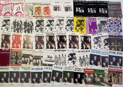 Lot 126 - THE BEATLES - SHEET MUSIC COLLECTION.