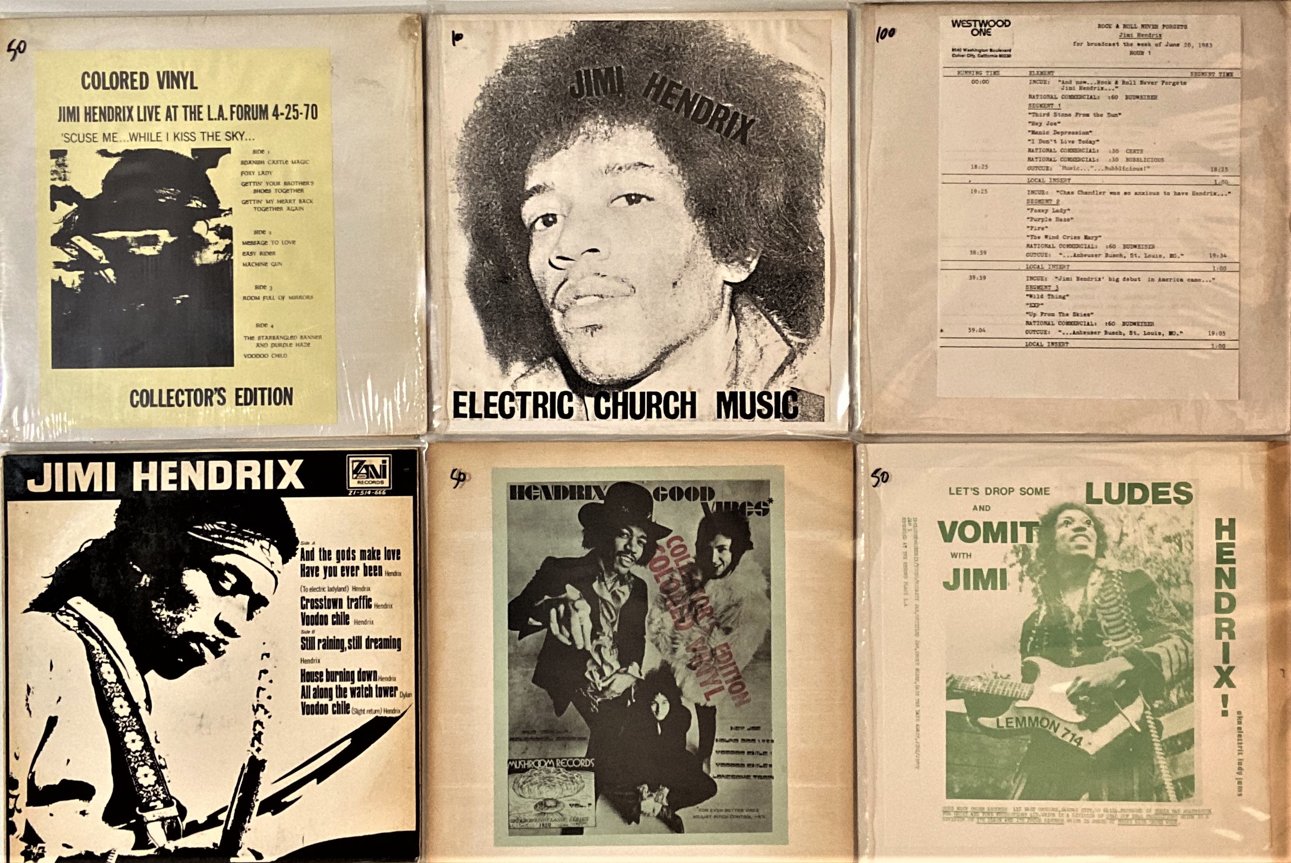 Lot 82 - JIMI HENDRIX - LP RARITIES