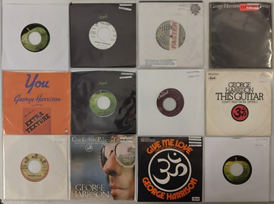 Lot 248 - GEORGE HARRISON - EUROPEAN 7" COLLECTION (INC PROMOS)
