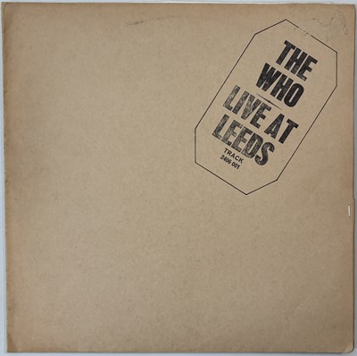Lot 283 - THE WHO - LIVE AT LEEDS LP (COMPLETE 1ST UK BLACK TEXT PRESSING - TRACK 2406 001)