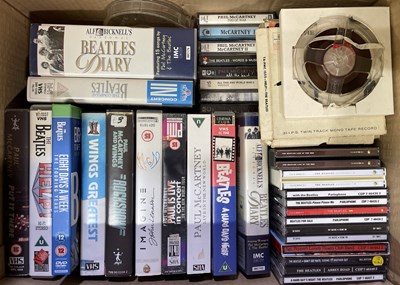 Lot 143 - THE BEATLES - MIXED MEDIA COLLECTION INC REELS.