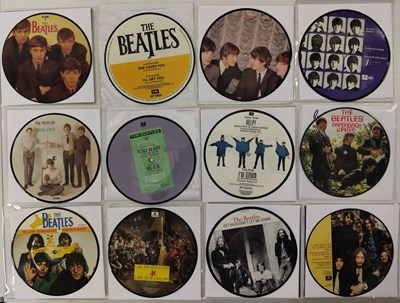 Lot 305 - THE BEATLES - 7" PICTURE DISC/ FLEXI DISC COLLECTION