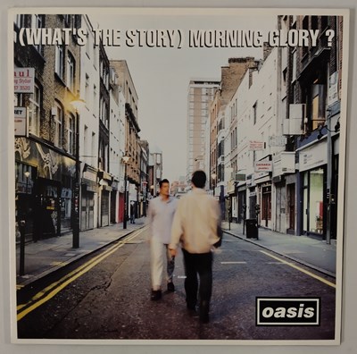 Lot 367 - OASIS - (WHAT'S THE STORY) MORNING GLORY LP (UK ORIGINAL - DAMONT - CRE LP 189)