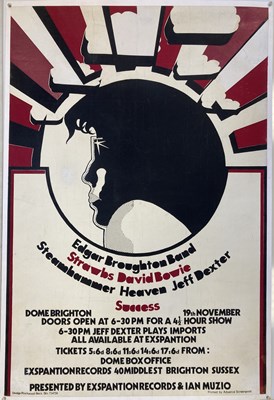 Lot 415A - 1969 DAVID BOWIE BRIGHTON POSTER.
