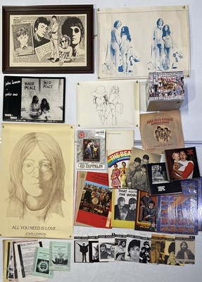 Lot 154 - THE BEATLES - MEMORABILIA INC 'BAG ONE' PORTFOLIOS.