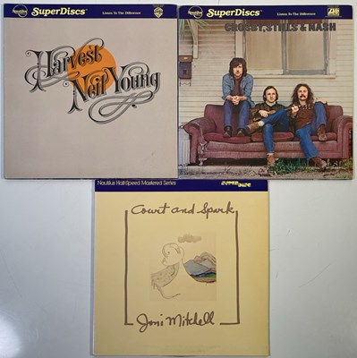 Lot 438 - NEIL YOUNG/ CSN/ JONI MITCHELL - SUPER DISCS LP REISSUES PACK