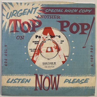 Lot 88 - THE BEATLES - PLEASE PLEASE ME 7" - ORIGINAL UK DEMO COPY (PARLOPHONE 45-R 4983)