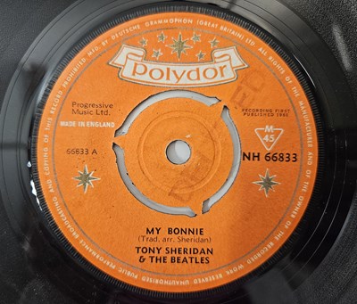 Lot 1 - THE BEATLES - ORIGINAL UK POLYDOR 7" (INCLUDING FIRST MY BONNIE)