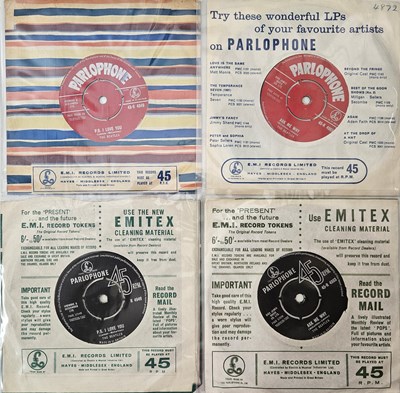 Lot 2 - THE BEATLES - LOVE ME DO/PLEASE PLEASE ME 7" (1ST AND 2ND UK PRESSINGS)