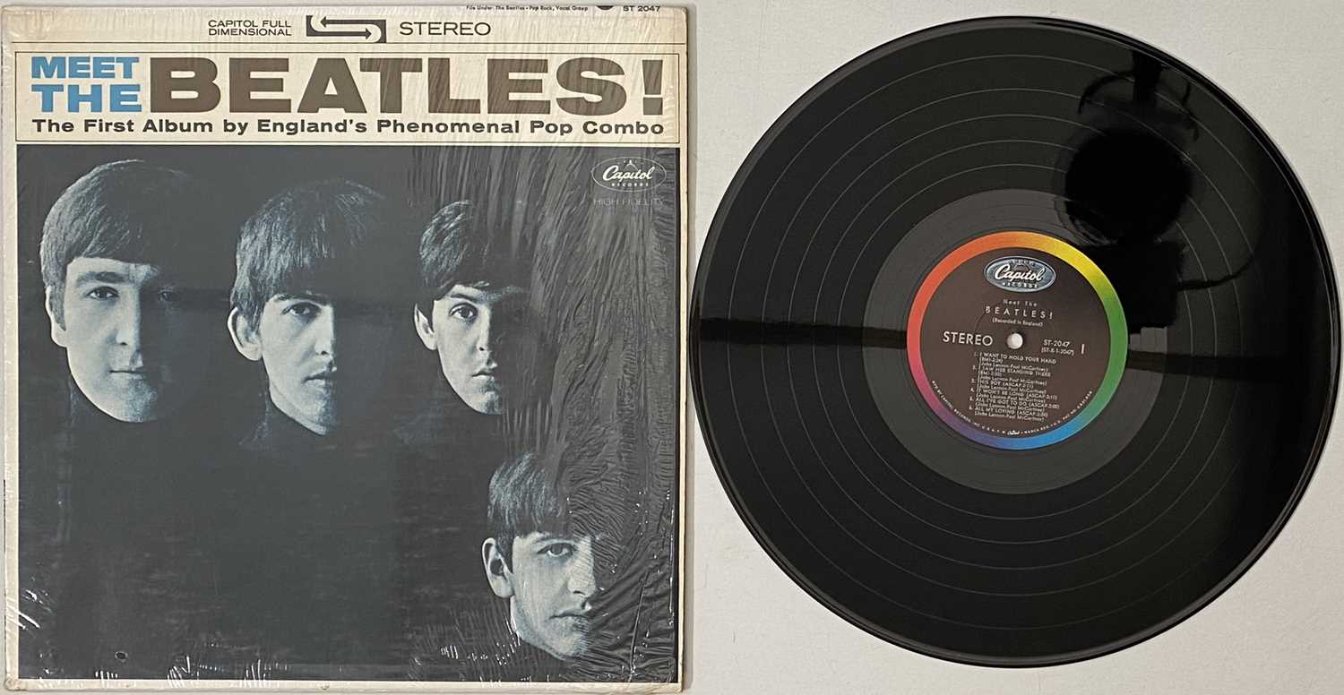 Lot 6 - THE BEATLES - MEET THE BEATLES LP (ORIGINAL US WEST COAST STEREO PRESSING - CAPITOL ST 2047- SUPERB COPY)