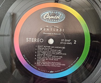Lot 6 - THE BEATLES - MEET THE BEATLES LP (ORIGINAL US WEST COAST STEREO PRESSING - CAPITOL ST 2047- SUPERB COPY)