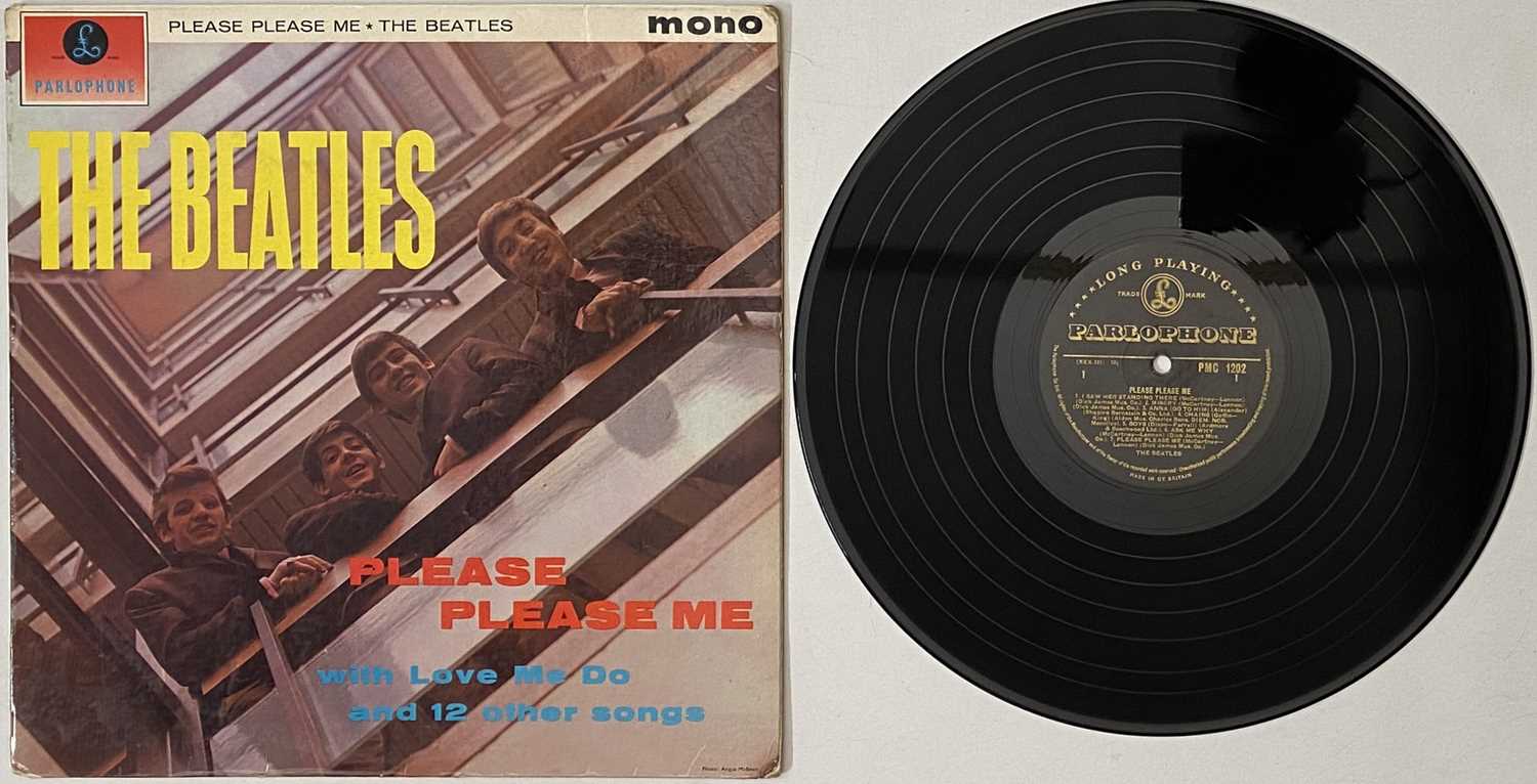Lot 7 - THE BEATLES - PLEASE PLEASE ME LP (1ST UK BLACK AND GOLD - PMC 1202 - WELL PRESENTED EXAMPLE)