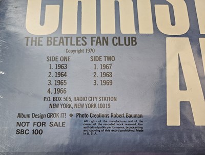 Lot 9 - THE BEATLES - CHRISTMAS ALBUM LP (SEALED ORIGINAL US PROMO COPY - SBC 100)