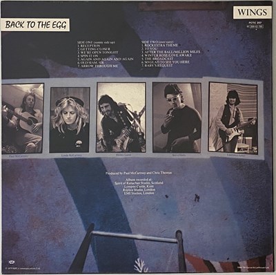 Lot 10 - WINGS - BACK TO THE EGG LP (ORIGINAL UK PROMO ONLY PICTURE DISC - PCTC 257).