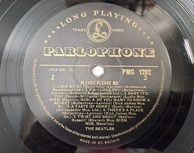 Lot 15 - THE BEATLES - PLEASE PLEASE ME LP (1ST UK BLACK AND GOLD - PMC 1202)