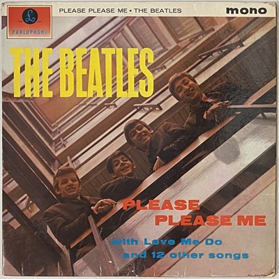 Lot 15 - THE BEATLES - PLEASE PLEASE ME LP (1ST UK BLACK AND GOLD - PMC 1202)