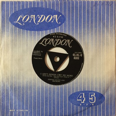 Lot 110 - JOHNNY OLENN AND HIS BAND - I AIN'T GONNA CRY NO MORE 7'' (ORIGINAL UK LONDON RELEASE - 45 HL-U 8388)