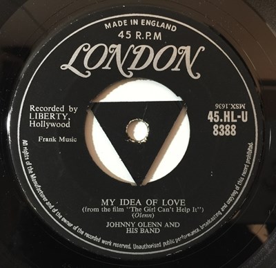 Lot 110 - JOHNNY OLENN AND HIS BAND - I AIN'T GONNA CRY NO MORE 7'' (ORIGINAL UK LONDON RELEASE - 45 HL-U 8388)