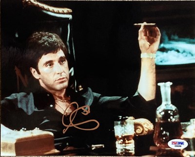 Lot 72 - AL PACINO SCARFACE SIGNED PHOTOGRAPH.