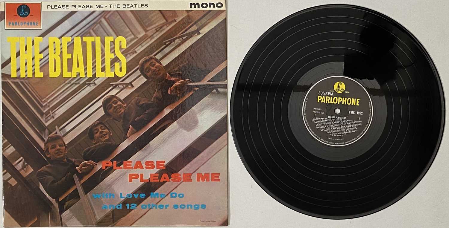 Lot 22 - THE BEATLES - PLEASE PLEASE ME LP (PMC 1202 - MONO 5TH PRESSING - Ex+/Ex+)