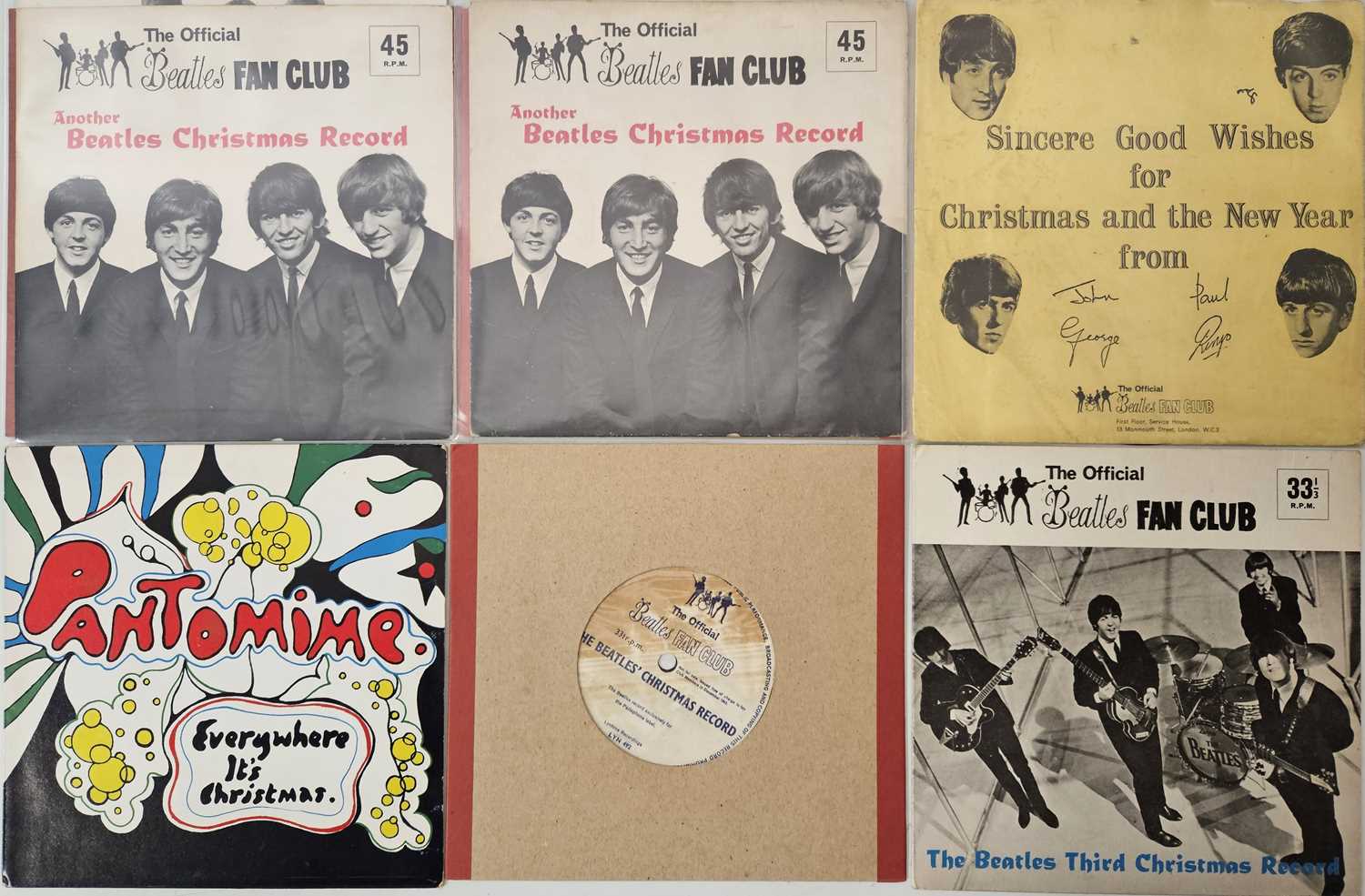Lot 24 - THE BEATLES - CHRISTMAS FAN FLUB 7" FLEXIS
